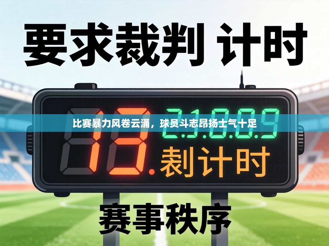 比赛暴力风卷云涌，球员斗志昂扬士气十足