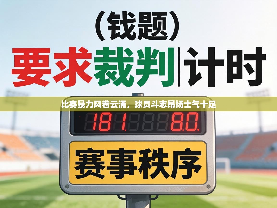 比赛暴力风卷云涌，球员斗志昂扬士气十足  第2张