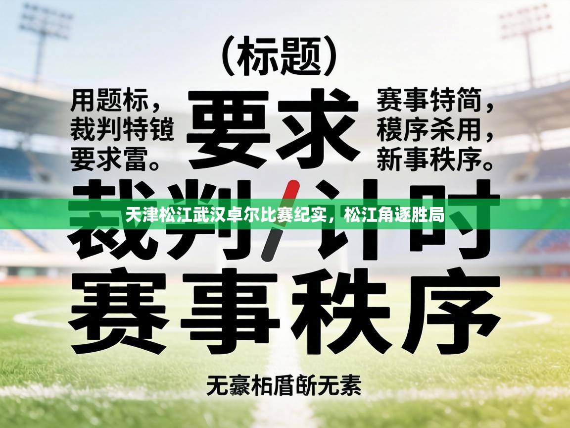 天津松江武汉卓尔比赛纪实,松江角逐胜局 第2张